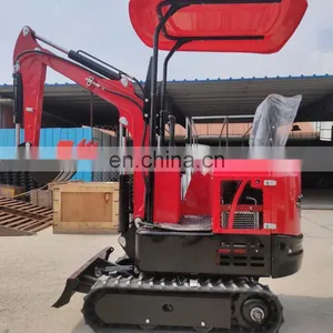 Garden Use 1 Ton Mini Digger Crawler Excavator thumbnail-3