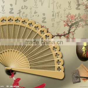 Sandalwood Hand Fan, Wedding Favour, Parties, Fancy Dress, Theatre thumbnail-1