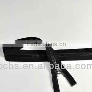 High Quality No.3 Fashion Two Slider Resin Zipper/ Plastic Zipper thumbnail-1