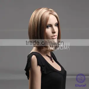 W3750 Synthetic Toyokalon Fiber Medium Bob Wigs thumbnail-5