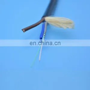 2 Cores Digital Camera Cable With Spiral Armored Fiber Optic Cable Flexible Moving Cable for Data Signal Transmission thumbnail-2