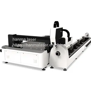 Hot Selling Automotive Cnc Fiber Laser Tube and Pipe Cutting Machine for Metal Sheet High Speed Laser Pipe and Tube Cutter thumbnail-2