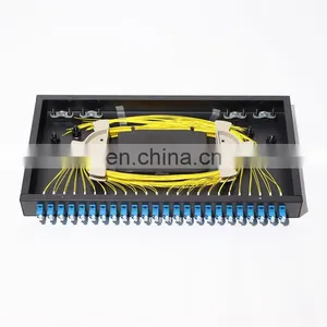 Fiber Optic Patch Pannel/rack Mount 48/FTTH Terminal Box/SC 12/24Port LC 24 Port 19