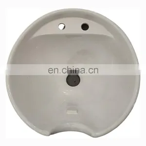 QCP-K07 Ceramic Sink for Shampoo Chair #4850 thumbnail-3