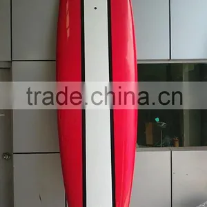 Moulded Bamboo Red and White Stripe Paddle Durable Light Weight SUP Surfboard thumbnail-1