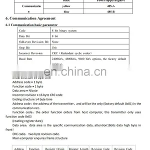 VMS-3002-ZS-N01 Wide Measuring Range Good Linearity Convenient Unoise Sensor Noise Transmitter RS485 Output thumbnail-5