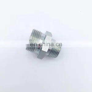1/2 3/8 1/4 Carbon Steel Jic Npt Adapter Hose Fitting Straight Hydraulic Hose Connector thumbnail-2