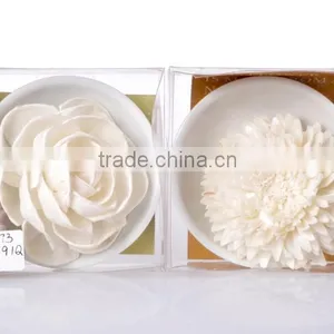 Scented Clay Rattan Stick Flower Reed Diffuser With 3 Pcs Candles thumbnail-4