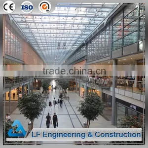Good Appearance Low Cost Steel Frame Atrium Roof thumbnail-4