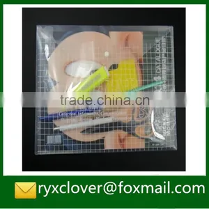 Transparent Button Envelope Plastic Document Bag thumbnail-2