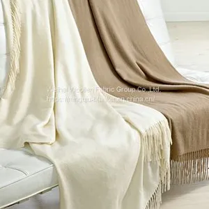 100% Cashmere/pashmina Throw Blanket ,high Quality Luxury Gift Blanket thumbnail-3
