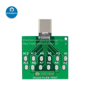 USB Dock Tail Plug Port Test Board for IPhone U2 Micro Ports Testing thumbnail-2