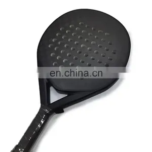 Custom DIY Logo Padel Racket Carbon Fiber 3K 12K 18K Soft EVA Professional Customized Padel Racket thumbnail-5