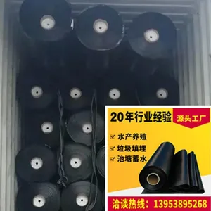 7m Wide 100m Long 2.0mm Thick GRIGM13 HDPE Geomembrane Smooth Surface thumbnail-3