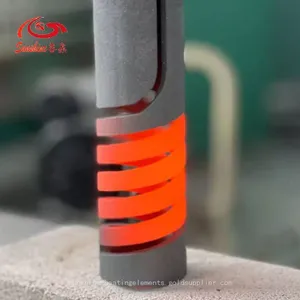 SGR Type Double Spiral SiC Silicon Carbide Heating Element Single Sided Spiral up to 1625°C thumbnail-1