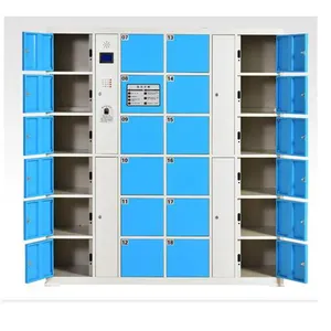 Suitable fo Mall & Supermarket Electronic Locker-24 Door Keypad Code Bag Storage Locker thumbnail-3