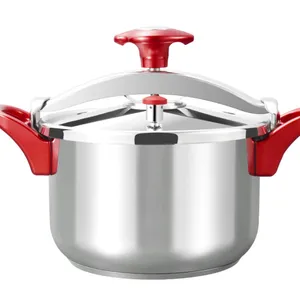 Stainless Steel Pressure Cooker 304 Household Gas Stove Electromagnetic Stove Special Thick Explosion-proof Pressure Cooker Large Capacity thumbnail-3
