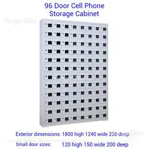Heavy-Duty 20-Door , All-Steel | Mobile Device Charging Cabinet With Anti-Theft Lock | for Office thumbnail-3
