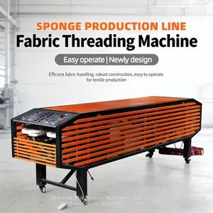 Factory Stainless Steel Sponge Pad Weaving Machine Scrub Cloth Feeding Machine thumbnail-3