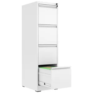 Amazon Modern 4-Drawer Steel Filing Cabinet Narrow Cabinet thumbnail-3