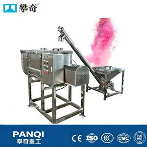 Mini Laundry Detergent Powder Blender Horizontal Double Screw Ribbon Mixer Industrial Drum Mixer Machine thumbnail-1