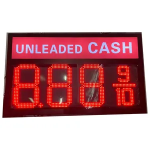 USA CASH CREDIT 8.889/10 LED Gas Price Signs Factory Gas Station Petrol Price thumbnail-4