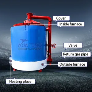 Hoisting Sawdust Firewood Stick Carbonization Furnace Charcoal Powder Making Machine thumbnail-2