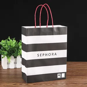 Paper Packaging Kraft Handle Gift Bag thumbnail-1