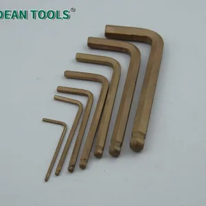 Non-Sparking Hex Key With Ball Wrench Set, 7-Piece, Beryllium Copper,Smooth Surface Finish, No Burrs thumbnail-5
