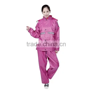 YANLI 100%waterproof, Cheap Pvc Raincoat and Pant for Adult thumbnail-5