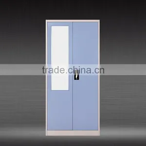 Modern Home Furniture Design 2 Door Steel or Iron Wardrobe Locker thumbnail-2