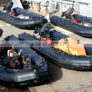 CE 2012 Hot PVC/Hypalon Selling Aluminum Floor 430 Dinghy Inflatable Boat thumbnail-1