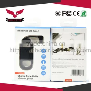 Bottle Opener With Data Cable Two In One China Consumer Electronics Manufacturer thumbnail-3