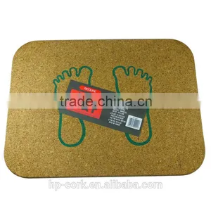 Natural Cork Bath Mat /shower Mat With Warm Felt thumbnail-1