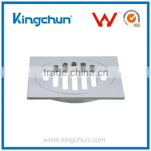 Australia Watermark NEW Chrome Square Brass Bathroom Floor Drain Shower Washer Waste Drain thumbnail-1