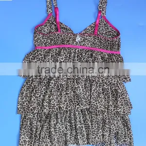 Leopard Printed Mesh Lingerie thumbnail-6