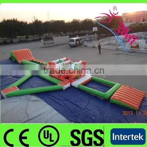 Commercial Inflatable Island and Float / Floating Inflatable Water Island for Kids and Adults Quality Choice thumbnail-4