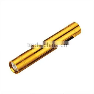 Gold Aluminum Alloy Flashlight thumbnail-1