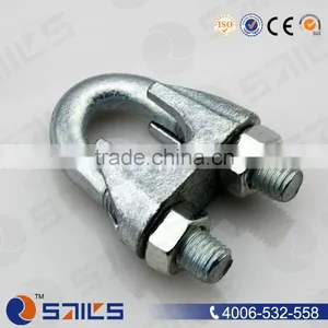 Hot Sale Electro Galvanized Malleable Cast Iron Wire Rope Clip thumbnail-1