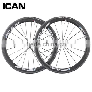 ICAN Carbon Bicycle Wheel Clincher 38mm Bike Wheelset thumbnail-1