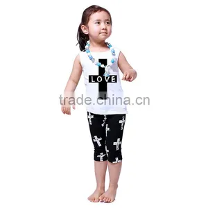 2016 Factory Sale Organic Cotton Apparel Baby Crucifix Outfits Kids Clothing Company Quality Choice thumbnail-1