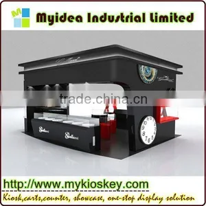 Myidea Factory Wholesale Acrylic Black Watch Display Rack for Watch Store Kiosk thumbnail-1