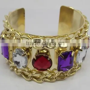 Wide Rhinestone Bracelet thumbnail-1