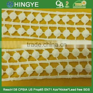 Wholesale off White Crochet Cotton Lace for Garments H1506 thumbnail-4