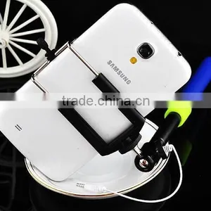 Manufacture Cable Take Pole Selfie Stick Extendable 24cm to 95cm thumbnail-5