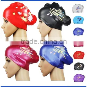 Professional Swimming Hat Manufacture/silicone Swimming Hats for Long Hair thumbnail-1