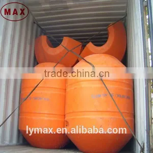 Dredging Project Used PU Foam Filled Plastic Floating Buoy thumbnail-1