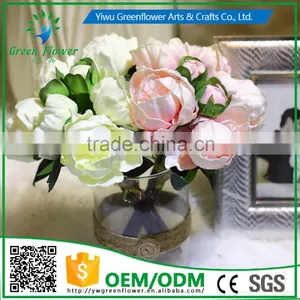 2016 Wholesale PU Latex Artificial Flowers Rose Real Touch Peony Fake Flower thumbnail-4
