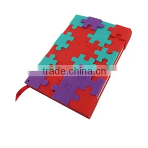 Silicone Puzzle Notepad,Gummy Notebook Cover,Blocks Silicone Notepad thumbnail-3
