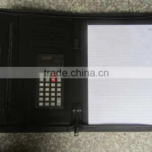 High Quality Office A4 Size Leather PU File Folder thumbnail-4